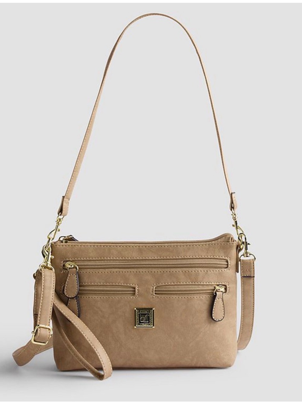 Stone & Co. Crunch Leather Crossbody Bag